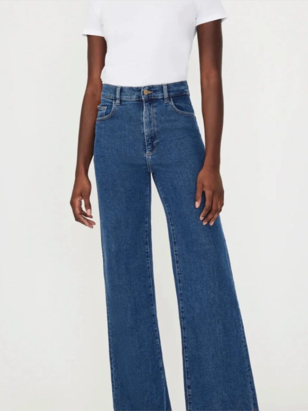 DL1961 Hepburn Wide Leg High Rise Vintage 31” Jeans - Women's 28